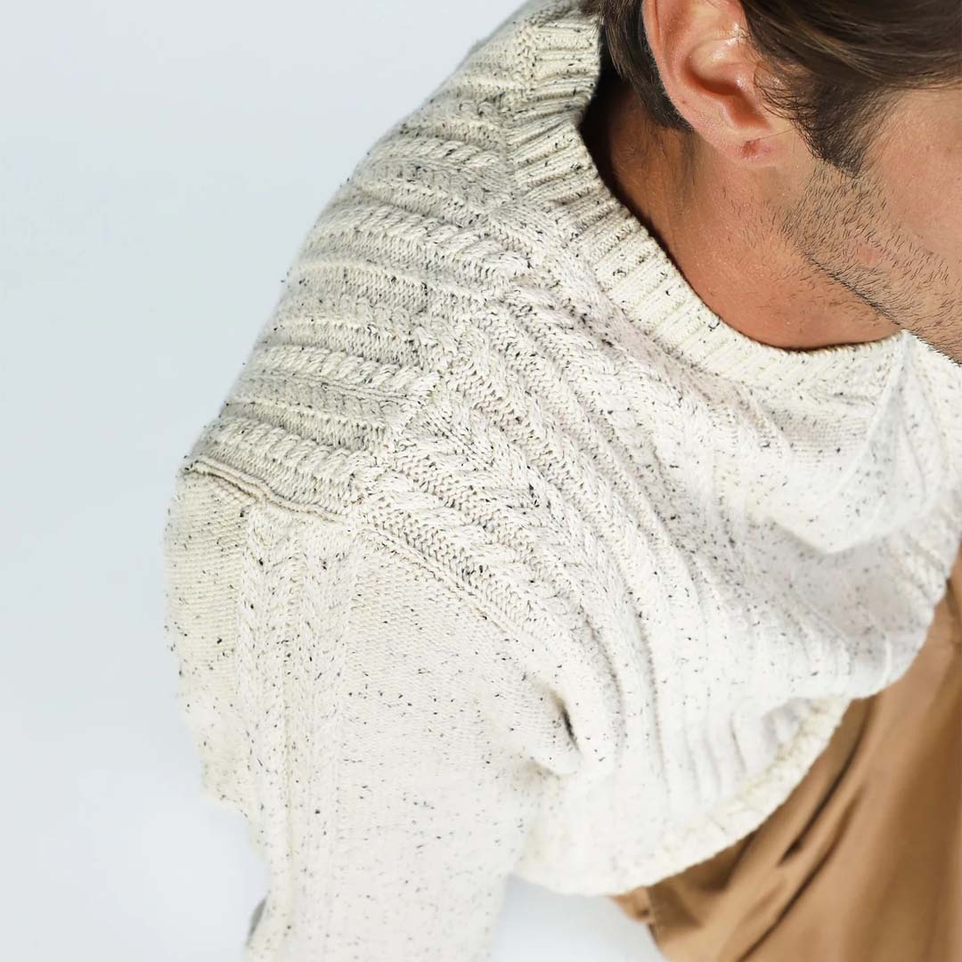 OSLO CABLE KNIT | OATMEAL