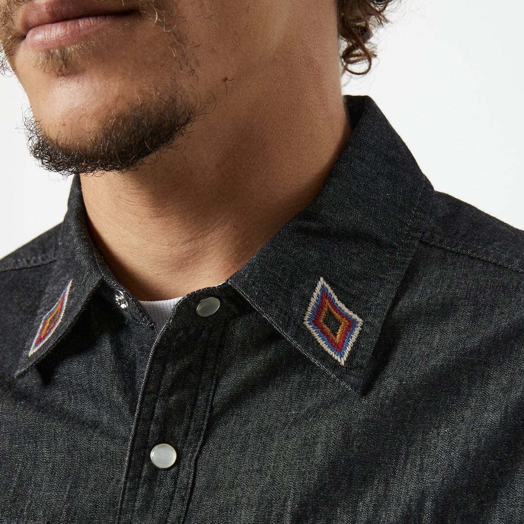 RANCHO LS SHIRT | BLACK CHAMBRAY