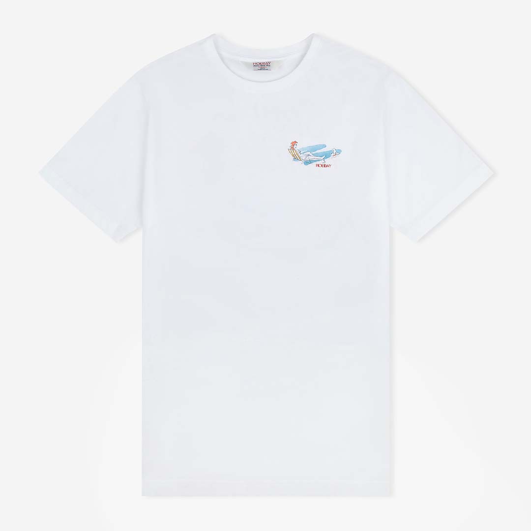 STAY A WHILE TEE | WHITE