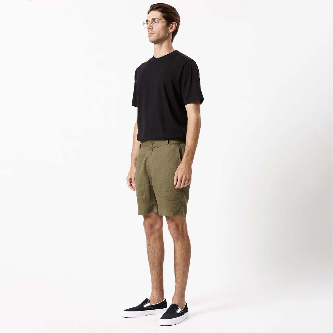 TANNER LINEN SHORTS 3.0 | FATIGUE