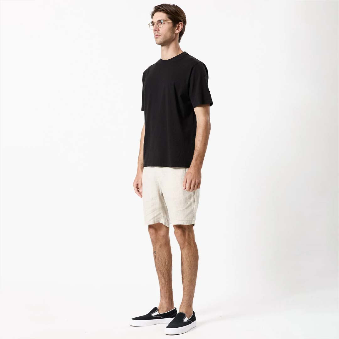 TANNER LINEN SHORTS 3.0 | NATURAL