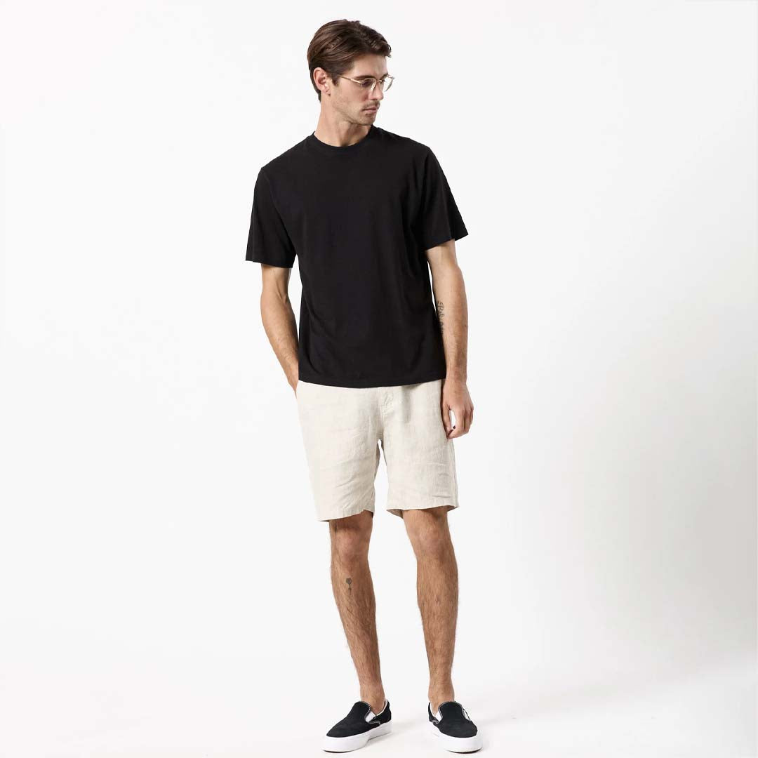 TANNER LINEN SHORTS 3.0 | NATURAL