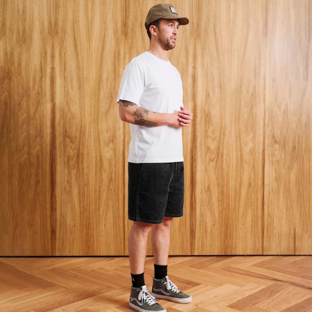 Burbank Cord Short | Charcoal