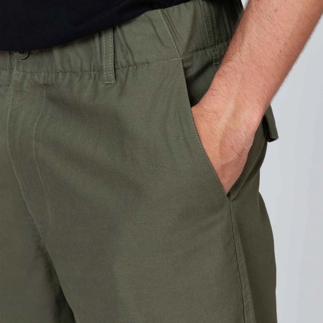 Chad Relaxed Elastic Waist Pant | Fatigue