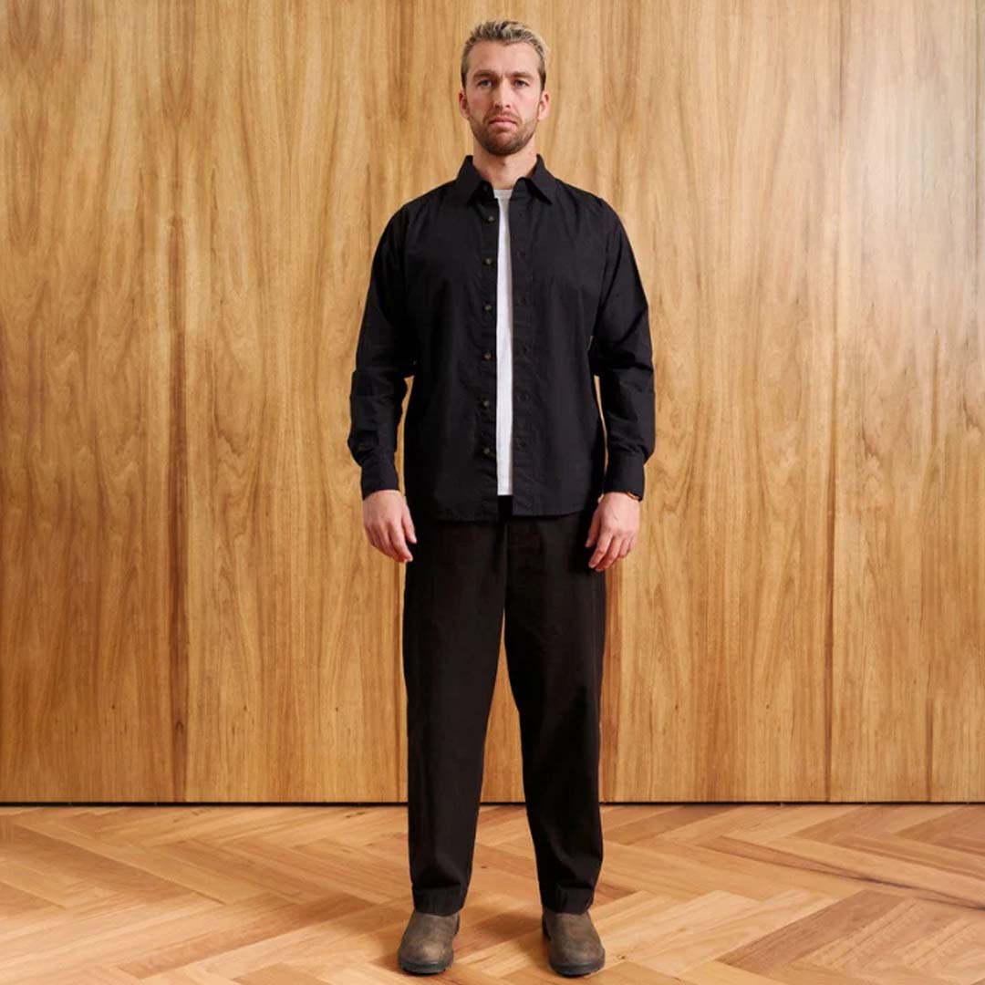 Russel LS Shirt | Black