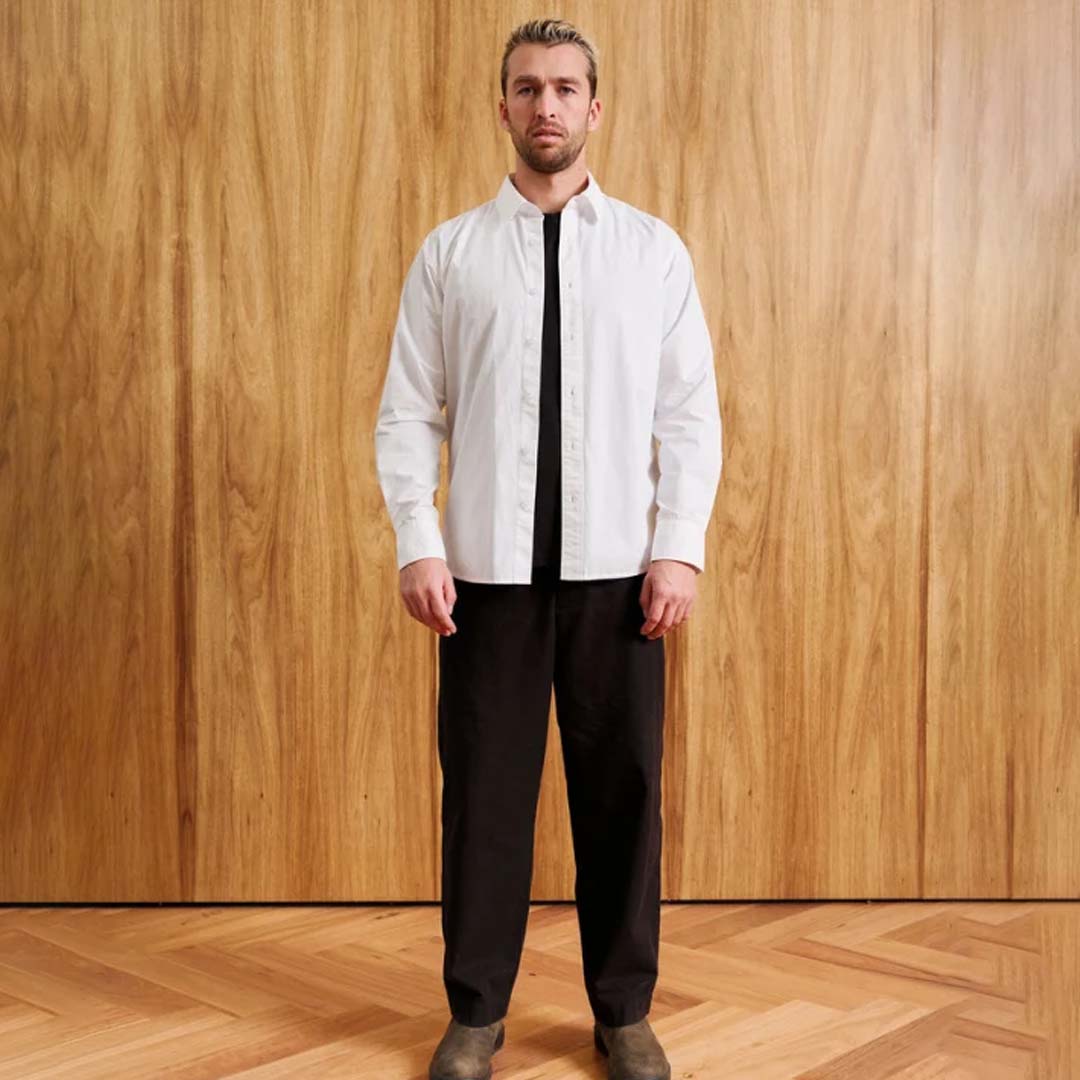 Russel LS Shirt | White
