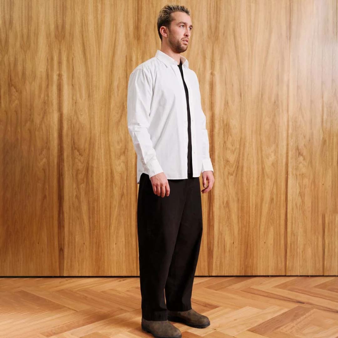 Russel LS Shirt | White