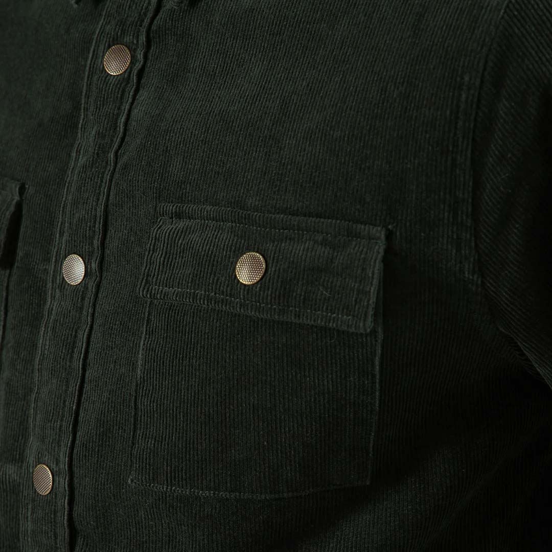 Quilted Cord Jacket | Pine