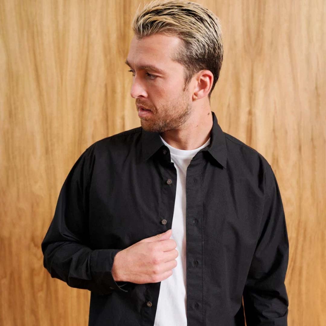Russel LS Shirt | Black