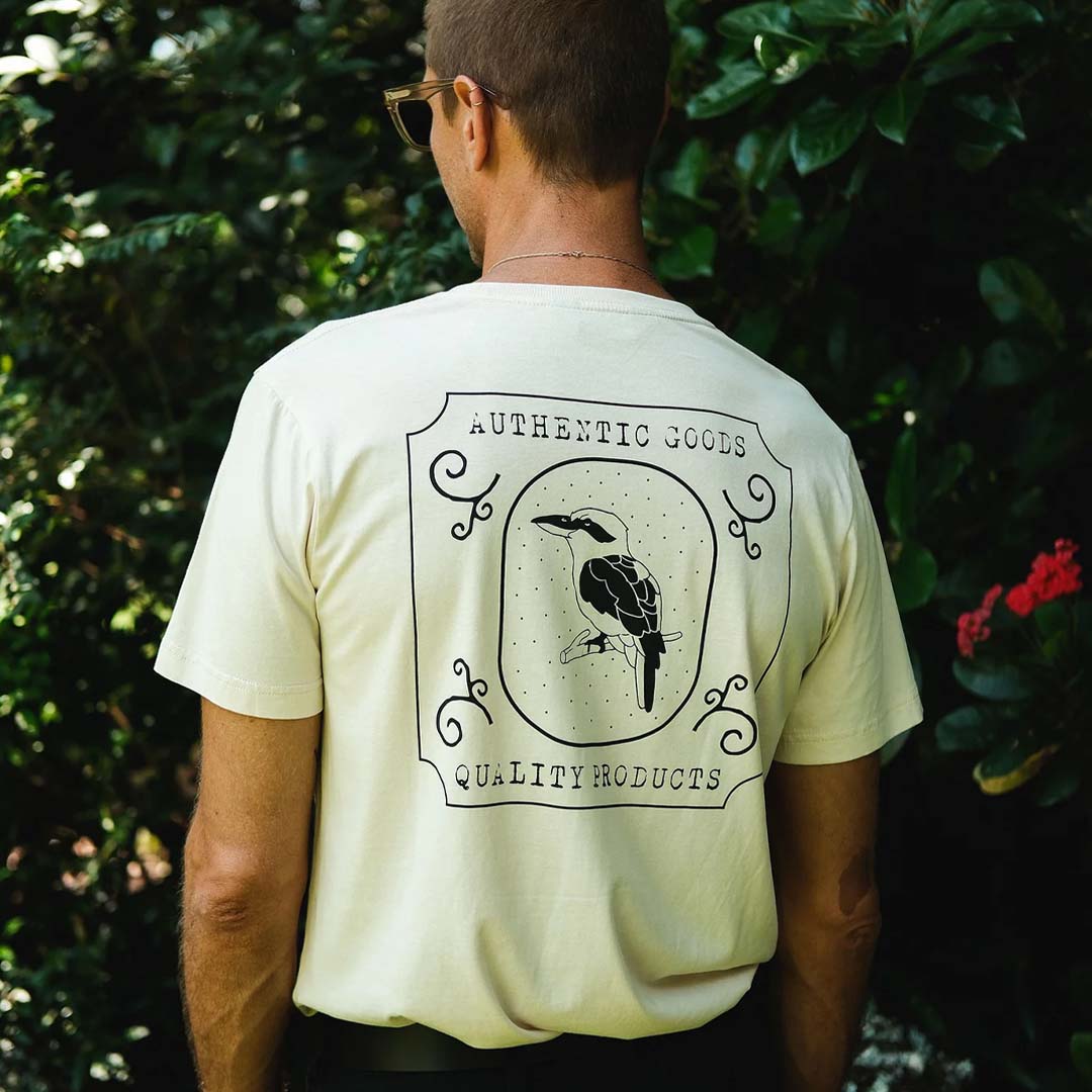 Authentic Logo Tee | Natural