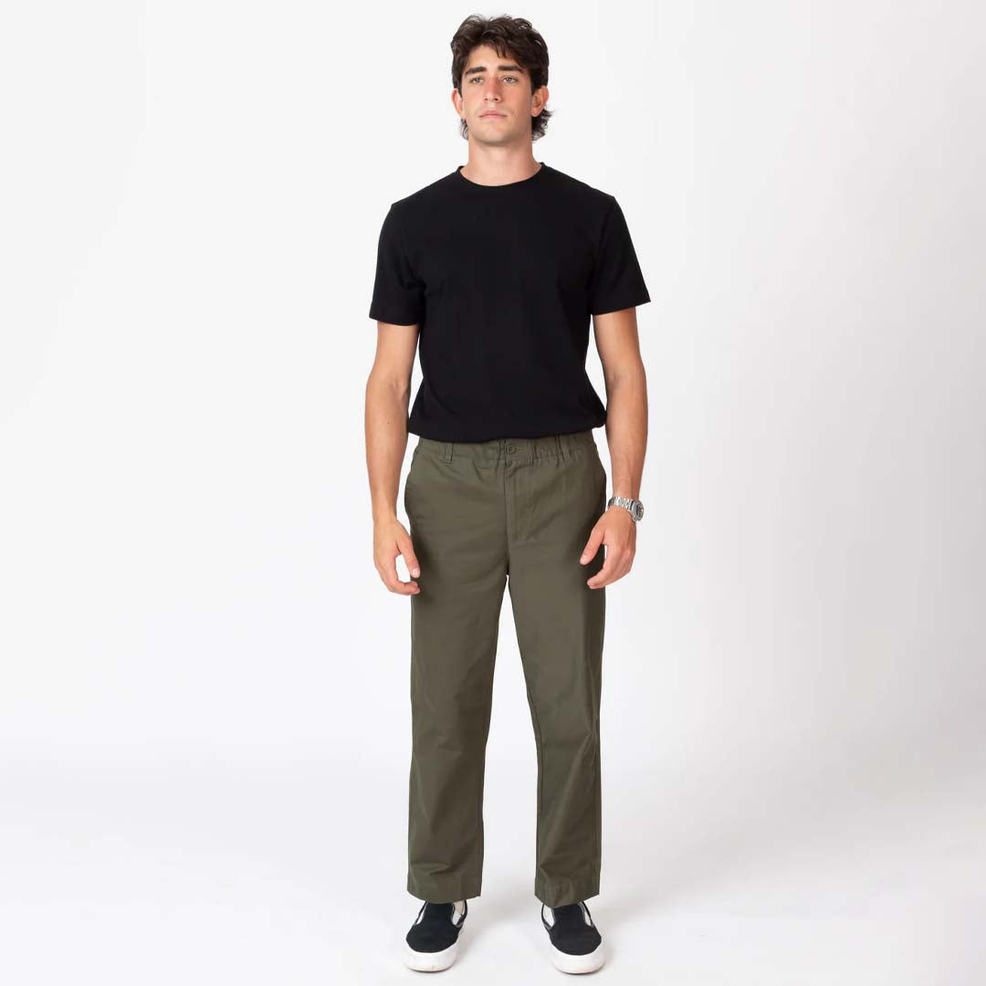 Chad Relaxed Elastic Waist Pant | Fatigue
