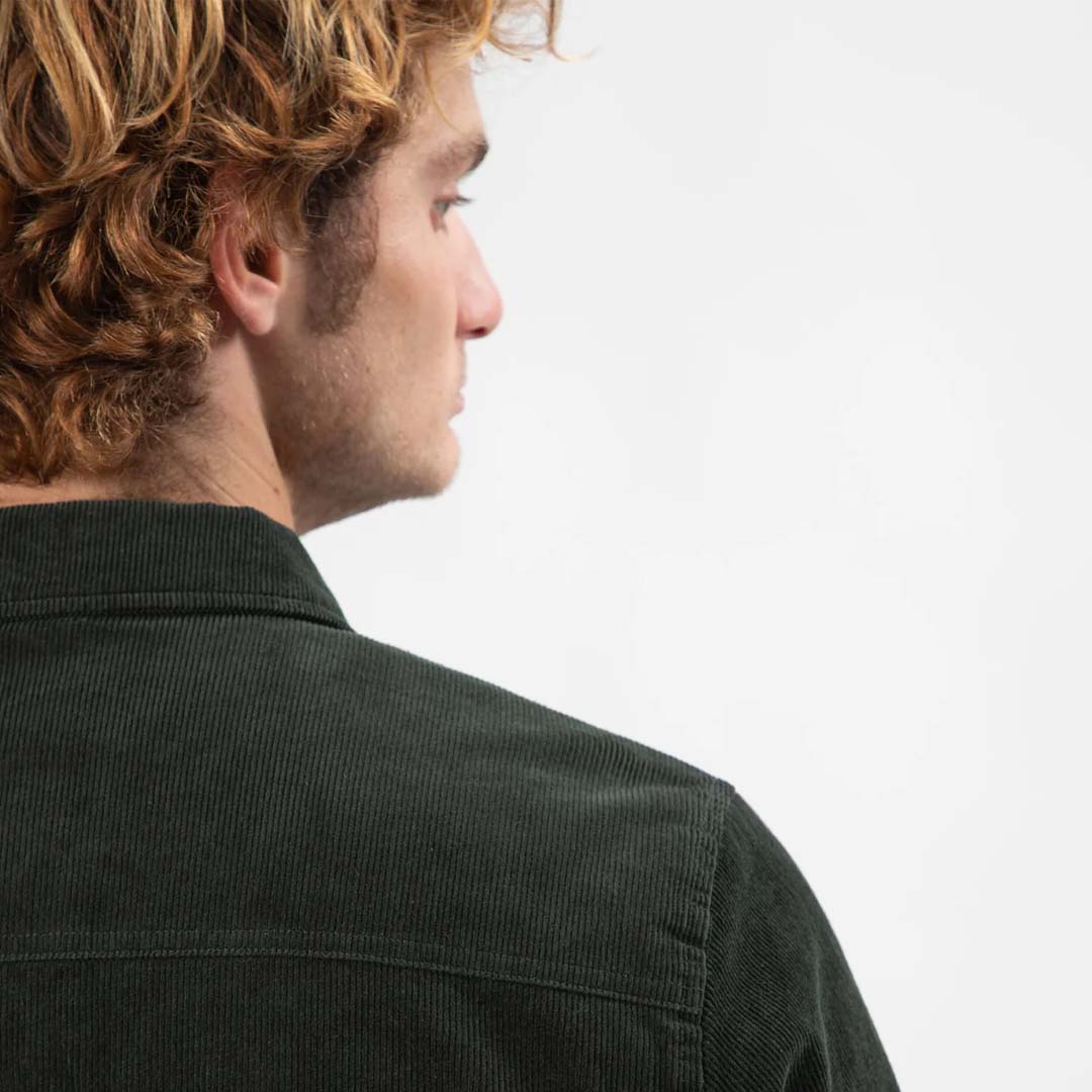 Quilted Cord Jacket | Pine