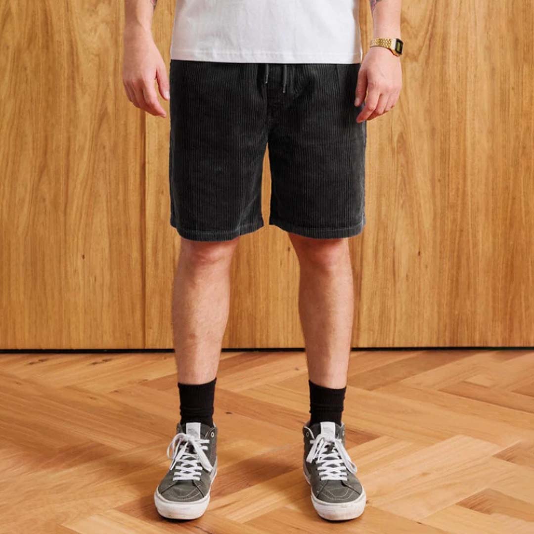 Burbank Cord Short | Charcoal