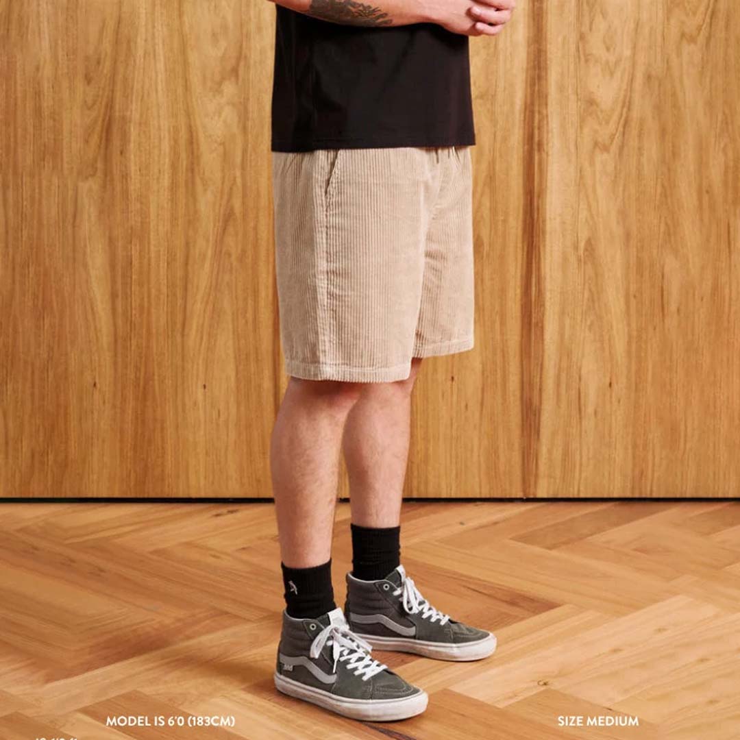 Burbank Cord Short | Vintage Stone