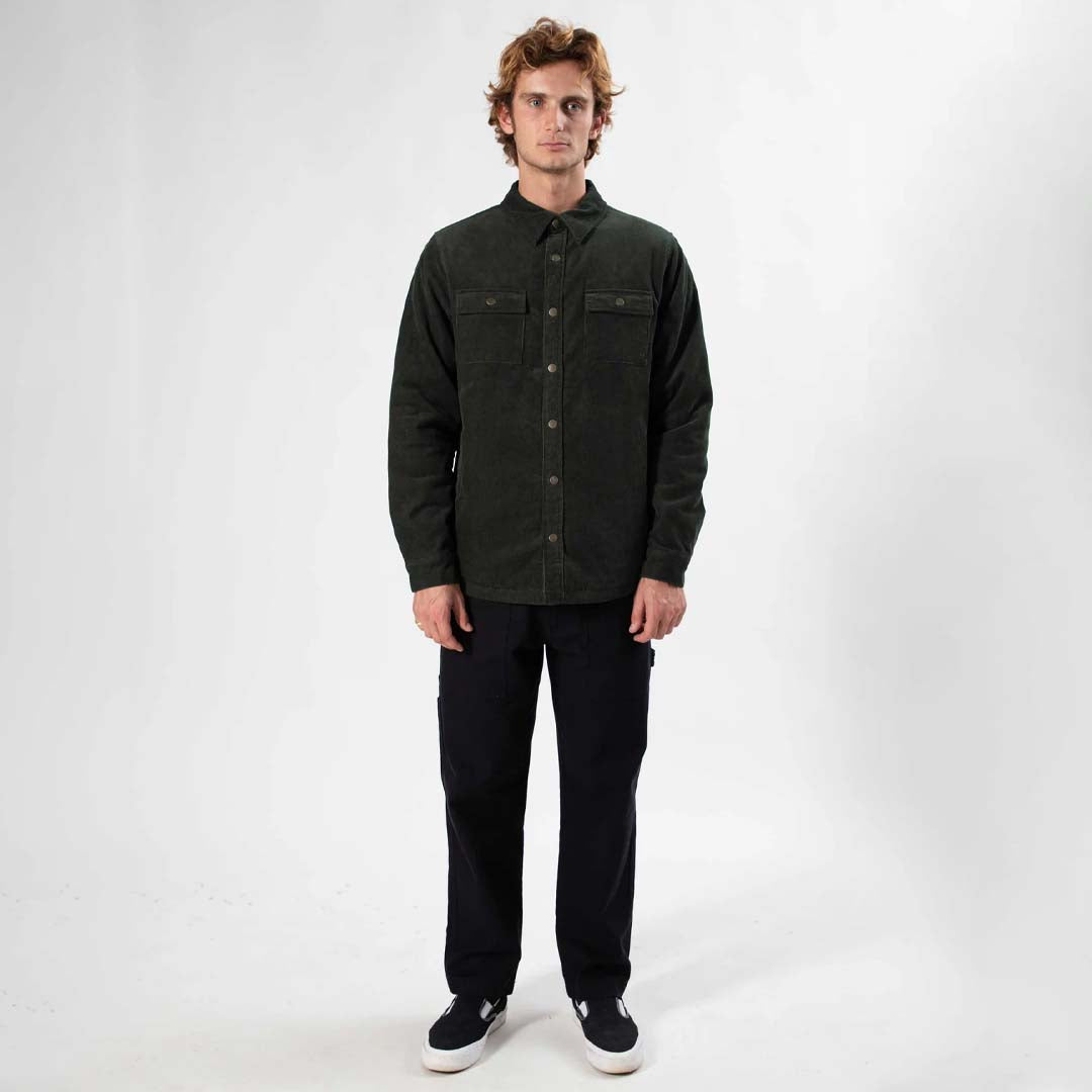 Quilted Cord Jacket | Pine