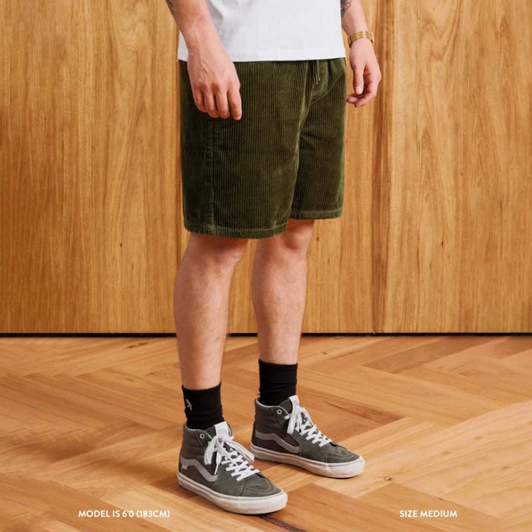 Burbank Cord Short | Army