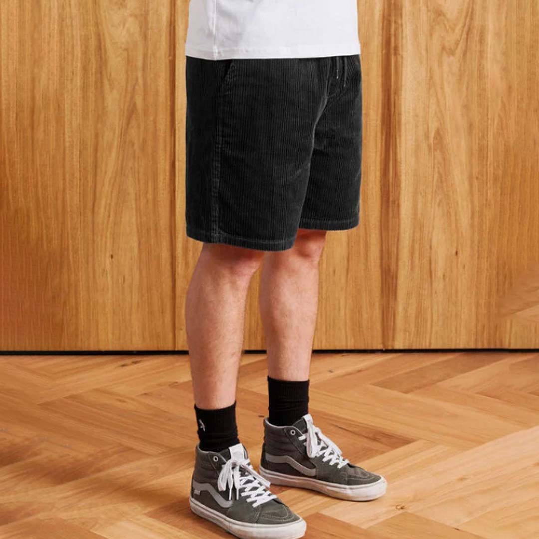 Burbank Cord Short | Charcoal