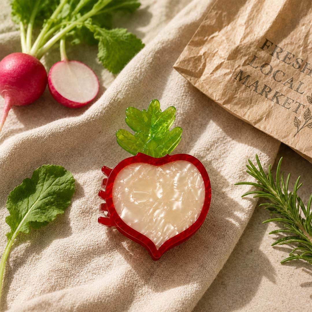 Muse Atelier | White Radish Hair Claw