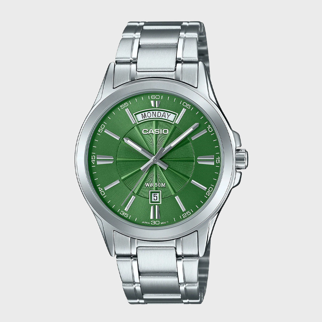 Vintage Day Date | Silver Green