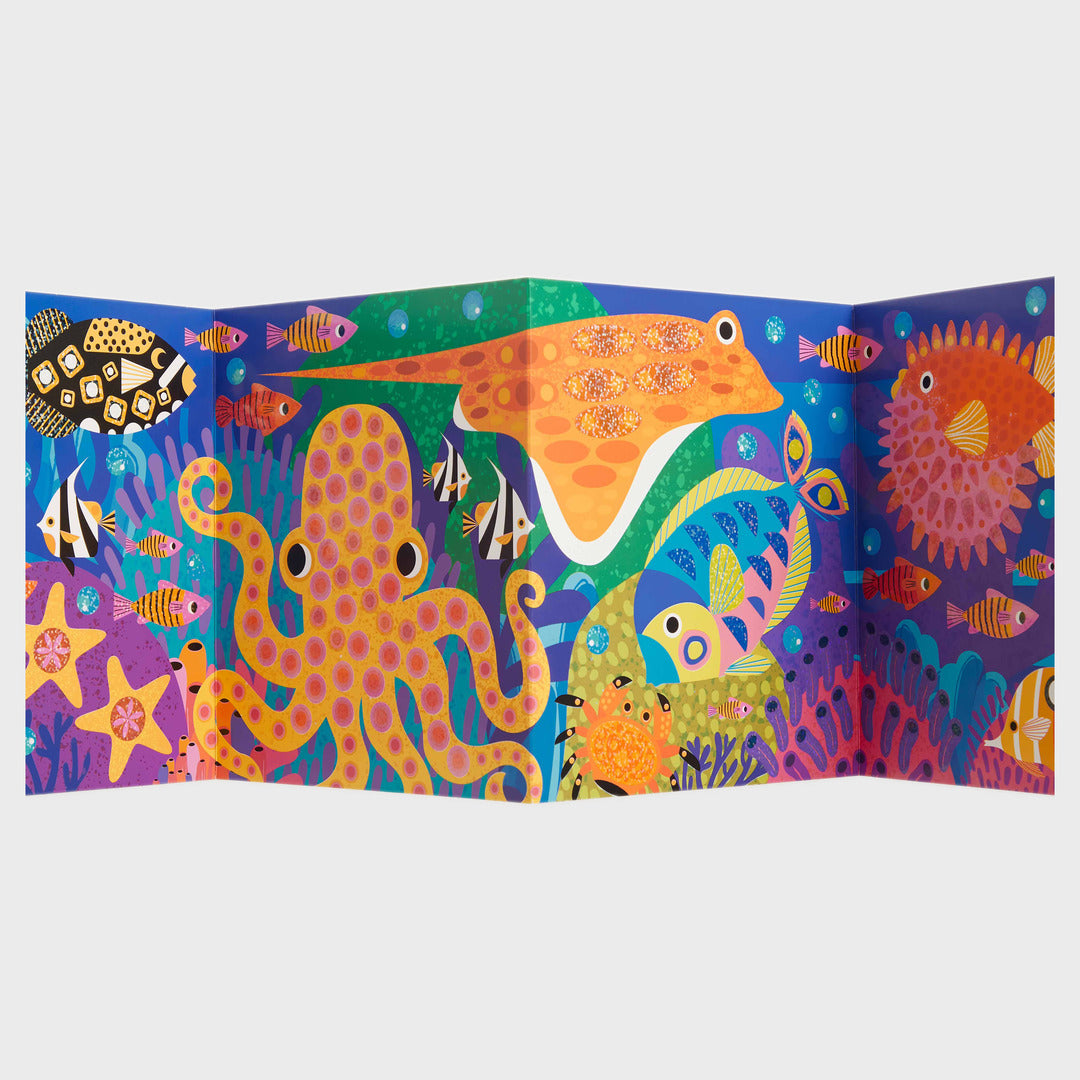 Magic Sticker Sparkle Poster Activity Kit | Ocean