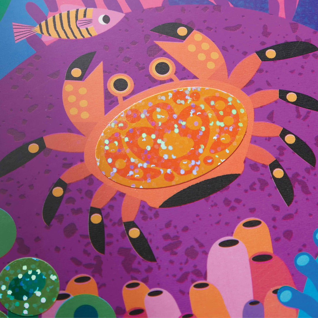 Magic Sticker Sparkle Poster Activity Kit | Ocean