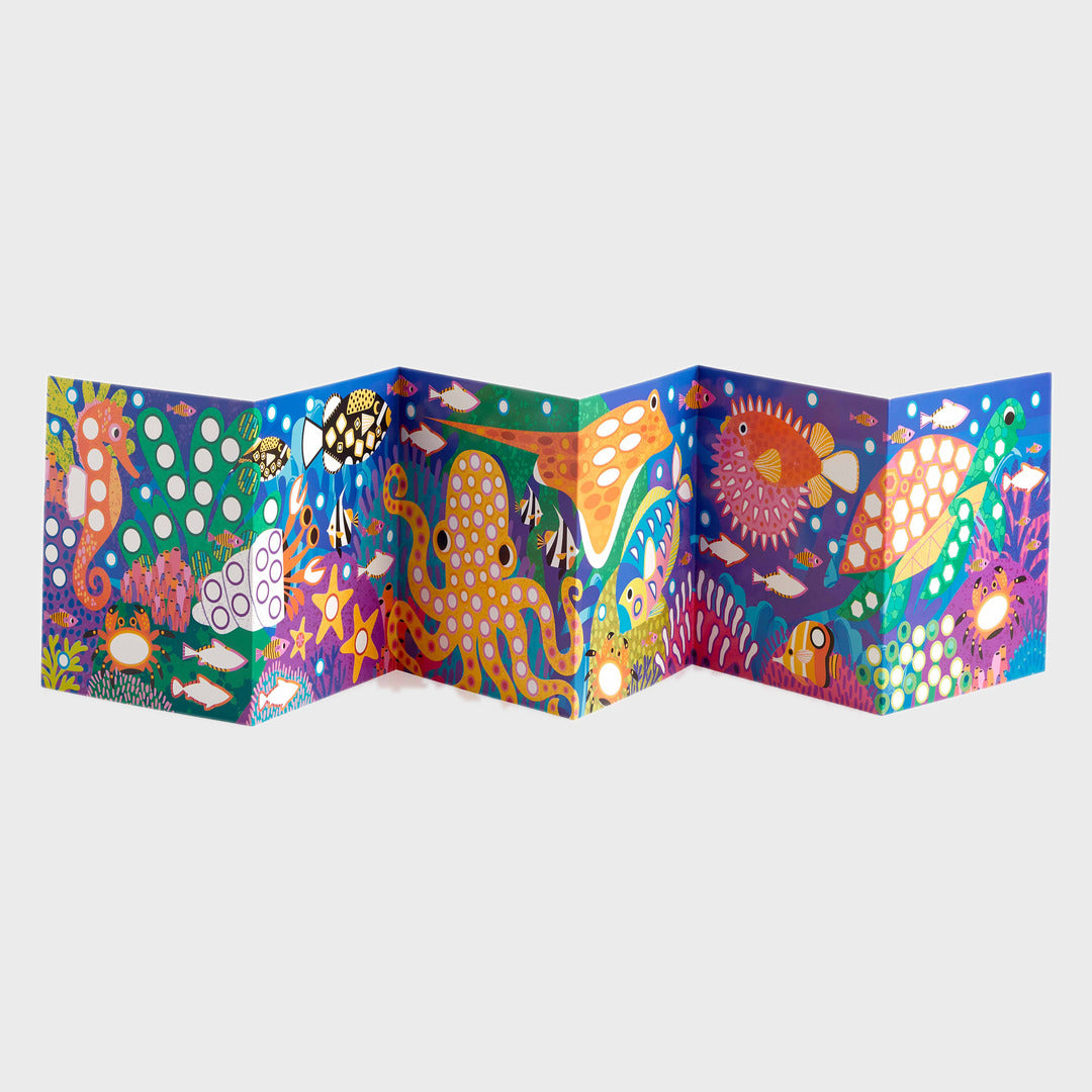Magic Sticker Sparkle Poster Activity Kit | Ocean