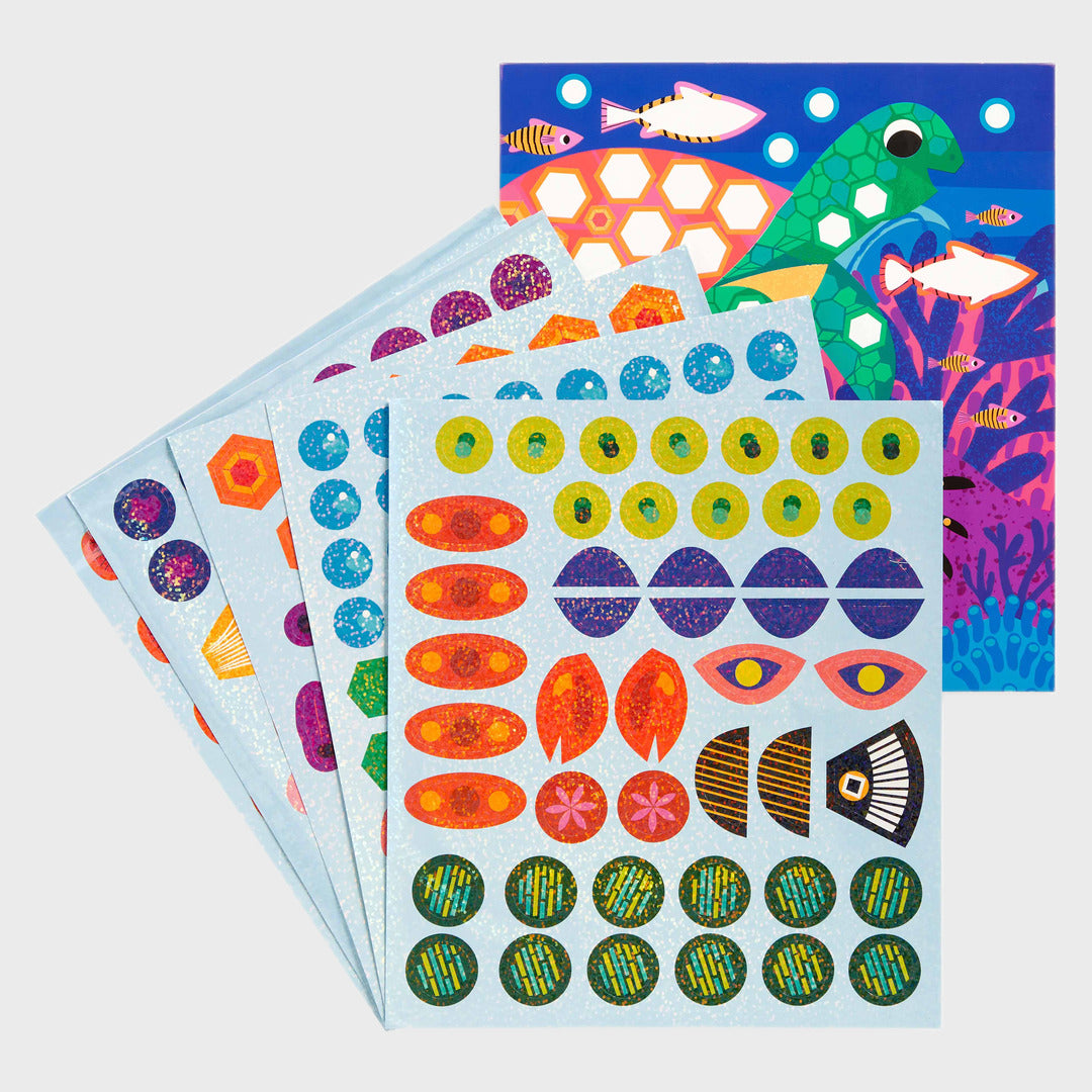Magic Sticker Sparkle Poster Activity Kit | Ocean