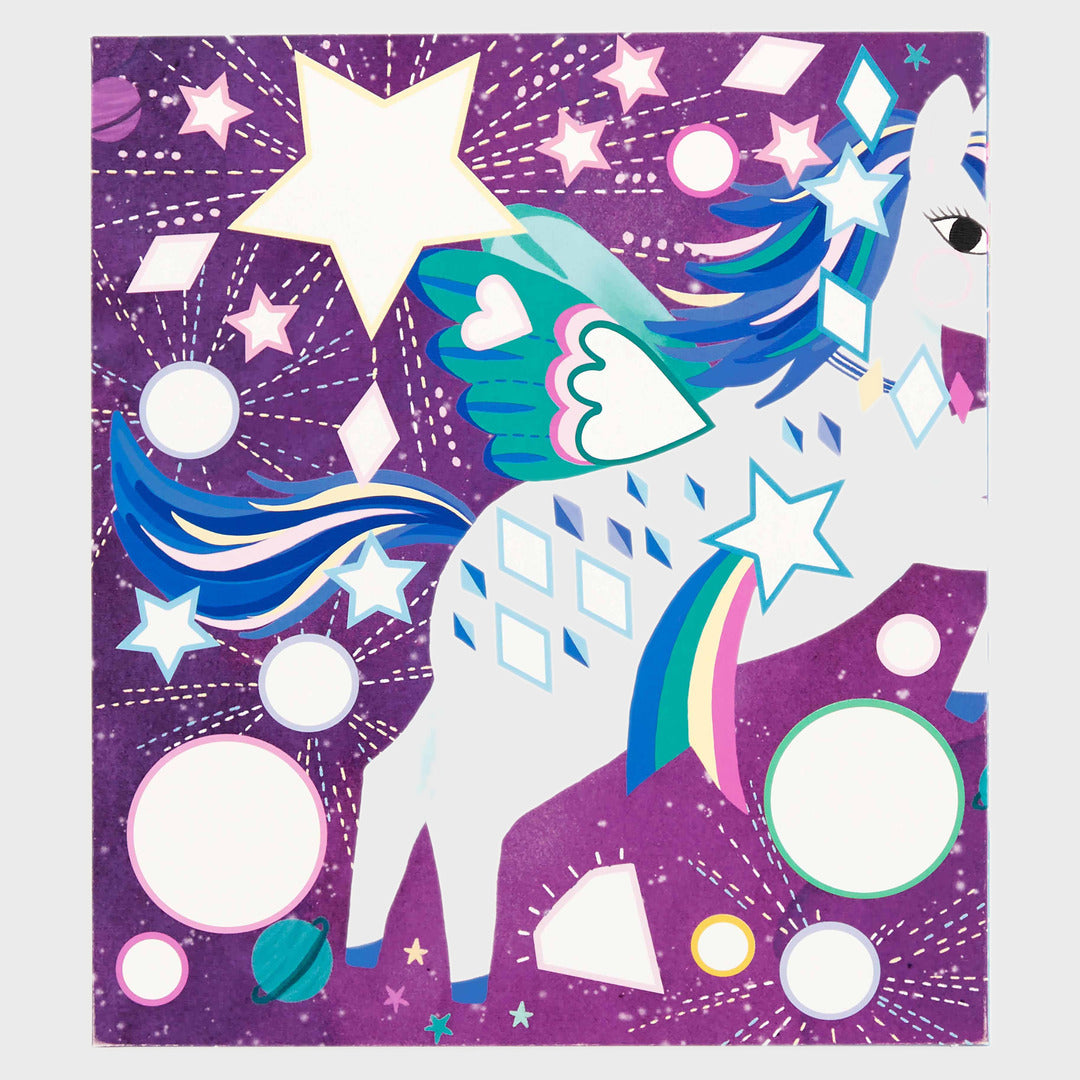 Magic Sticker Sparkle Poster Activity Kit | Unicorn