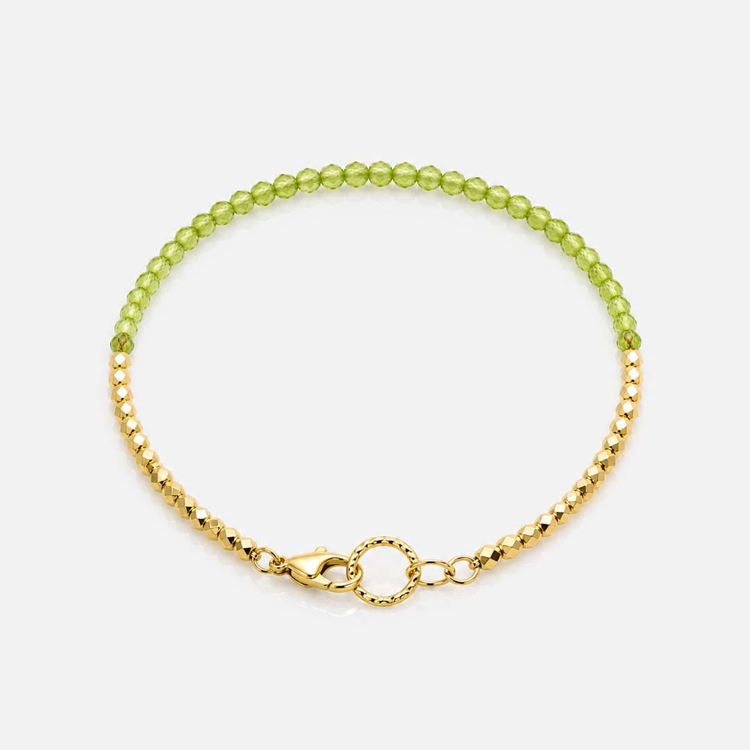 Gypsy Bead Bracelet | Peridot