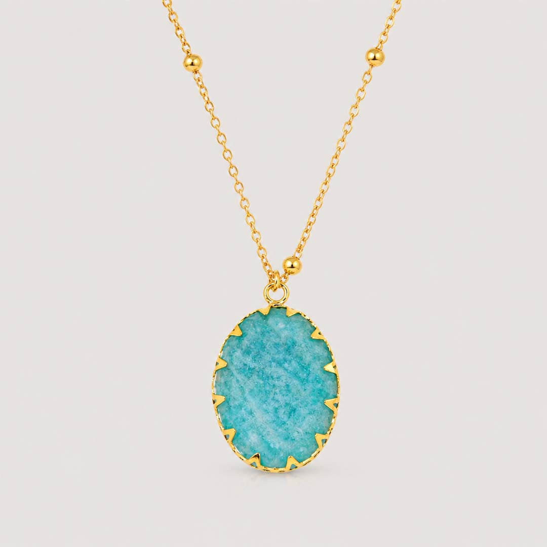Solstice Amazonite Necklace | Aqua