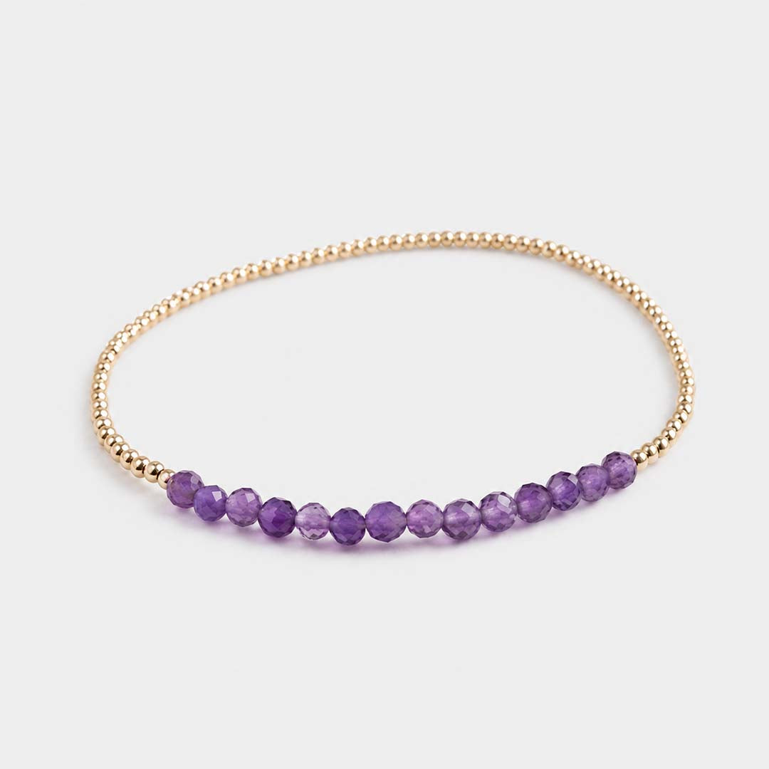 February Amethyst Bracelet