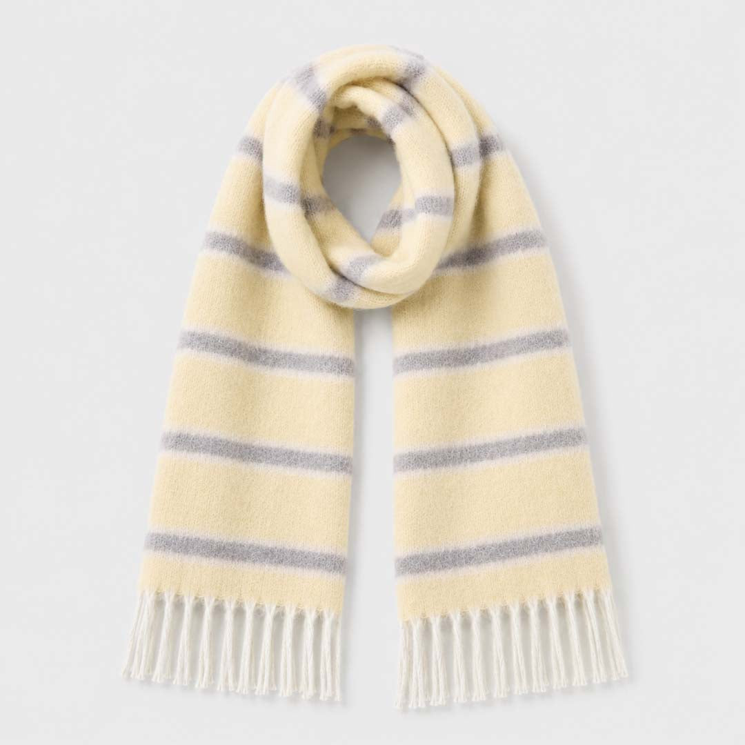 Cloudline Scarf | Vanilla Grey