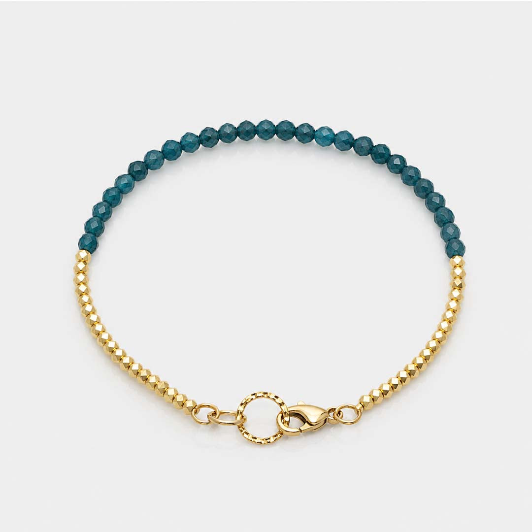 Gypsy Bead Bracelet | Apatite