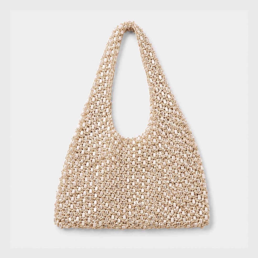 Soleil Beaded Bag | Oyster