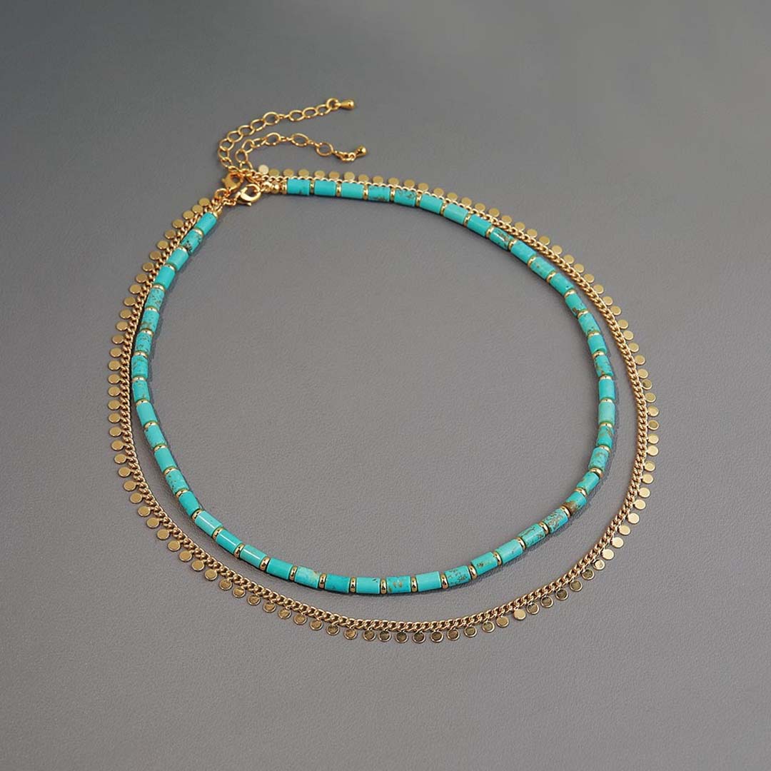 Solara Coin Necklace | Gold
