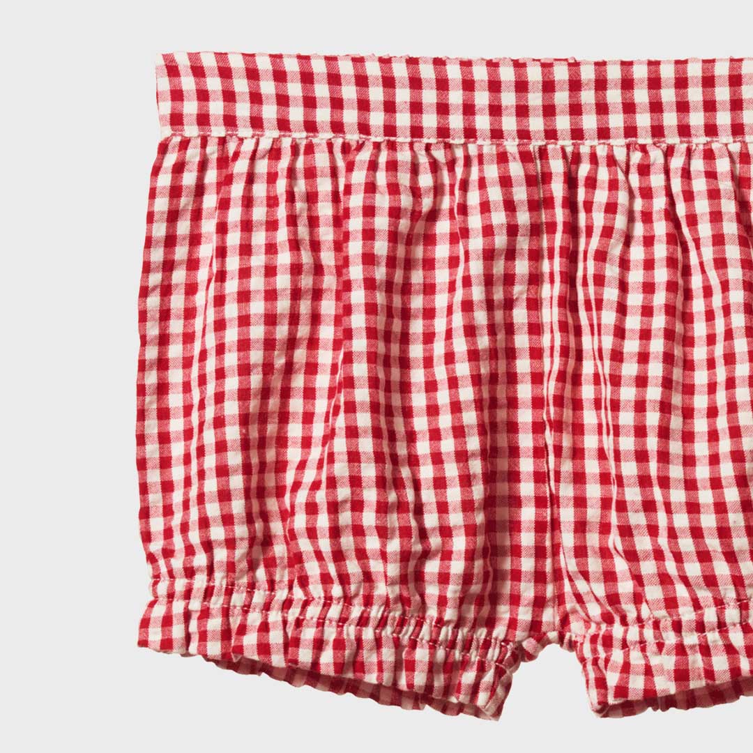 Betty Shorts | Red Check