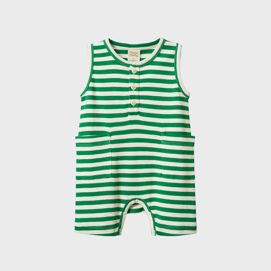 CAMPER SUIT | GREEN SEA STRIPE