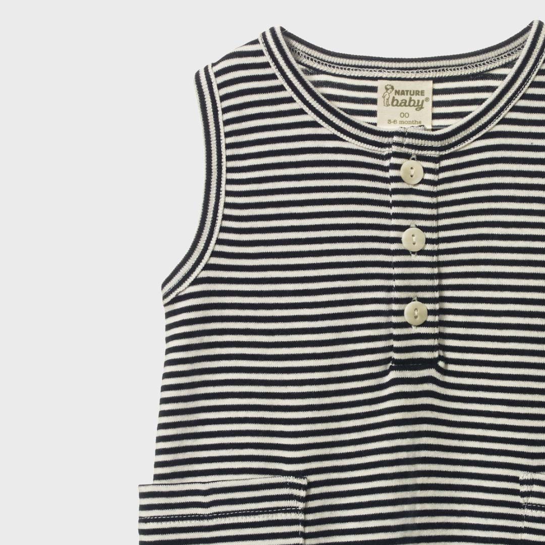 CAMPER SUIT | NAVY STRIPE