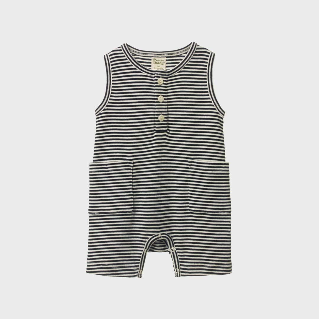 CAMPER SUIT | NAVY STRIPE