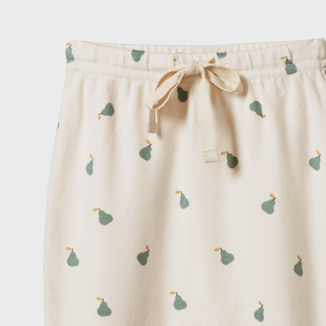 COTTON FOOTED ROMPERS | PETITE PEAR