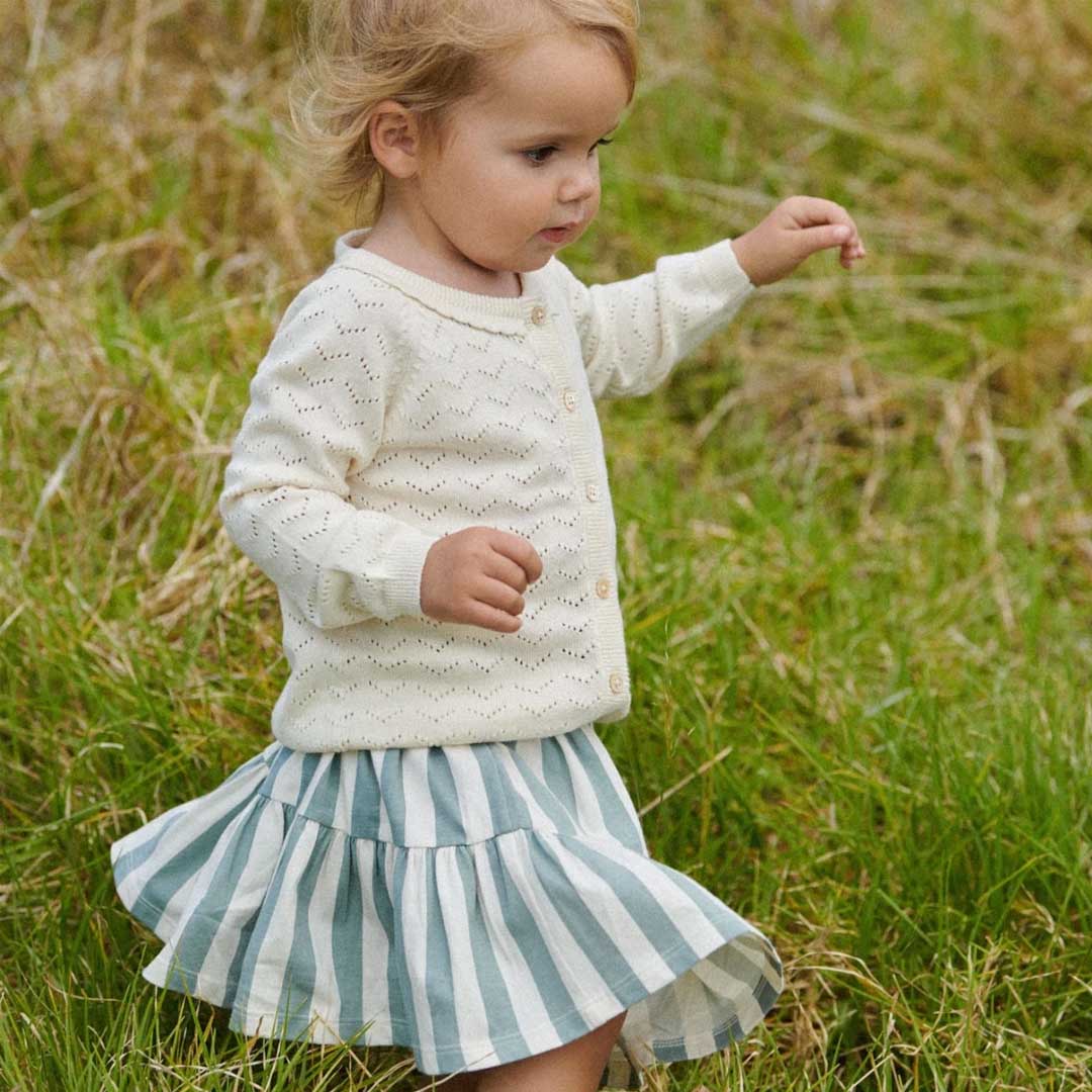 Lala Skirt | Star Dew Stripe