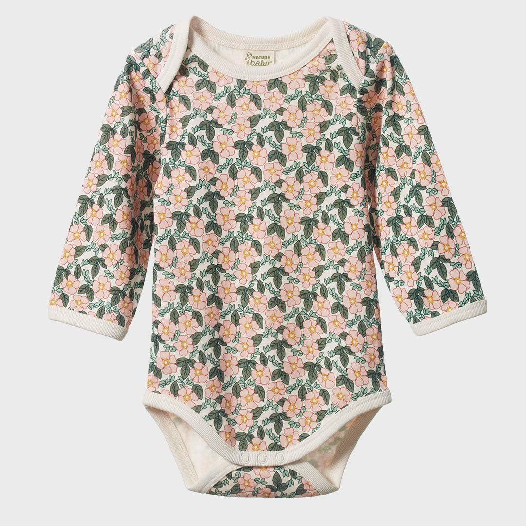 LONG SLEEVE BODYSUIT | GARLAND PRINT