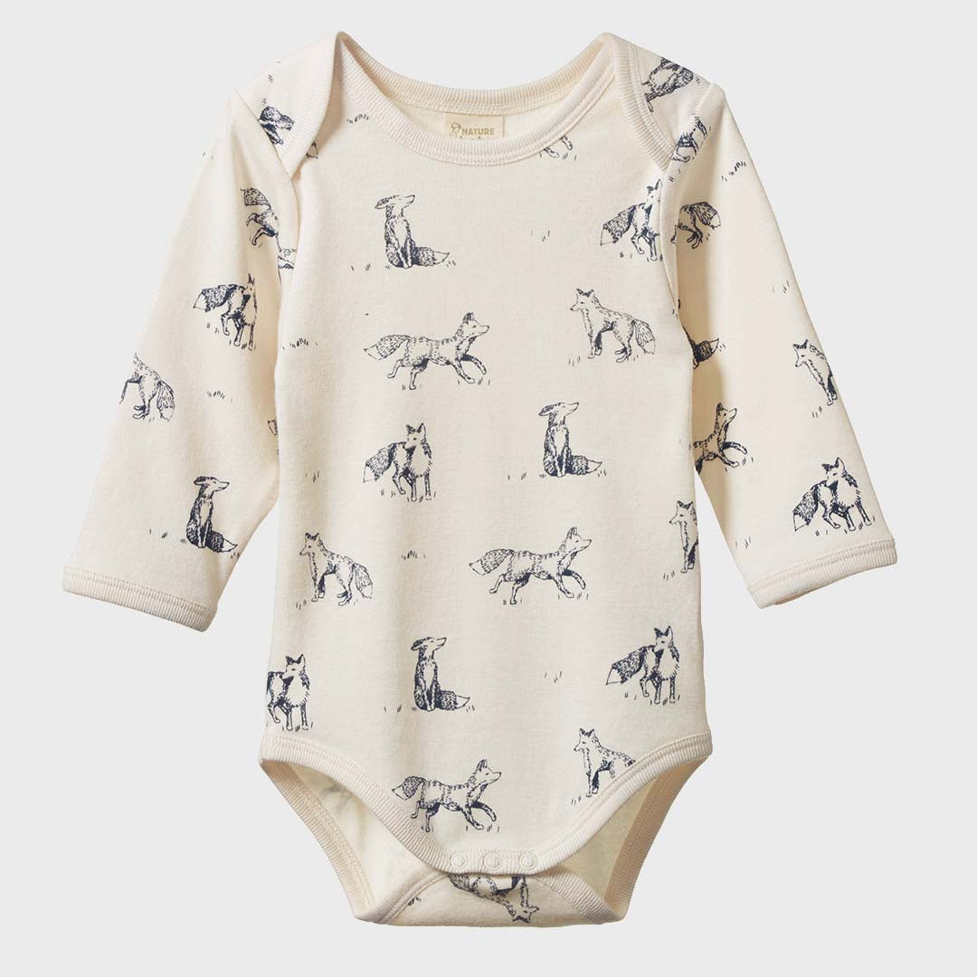 LONG SLEEVE BODYSUIT | FOXY PRINT