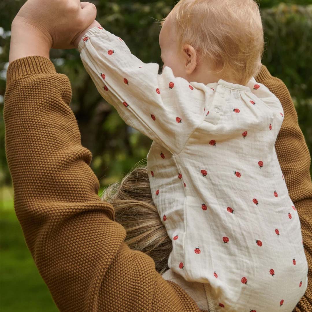 MEADOW BODYSUIT | RASPBERRY PRINT