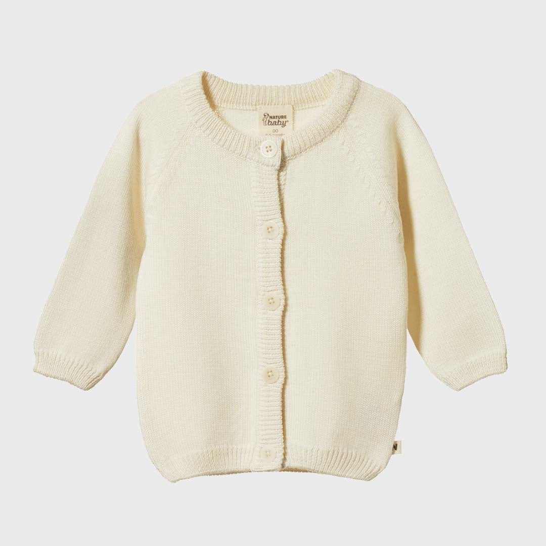 MERINO KNIT CARDIGAN | NATURAL