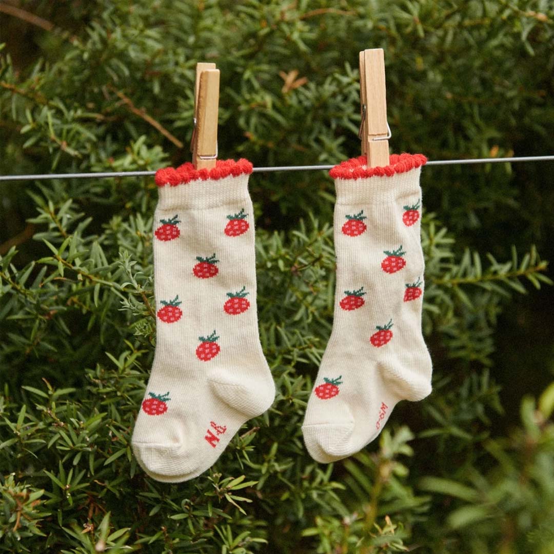 ORGANIC COTTON SOCKS | RASPBERRIES