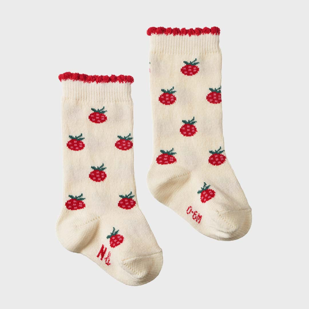 ORGANIC COTTON SOCKS | RASPBERRIES