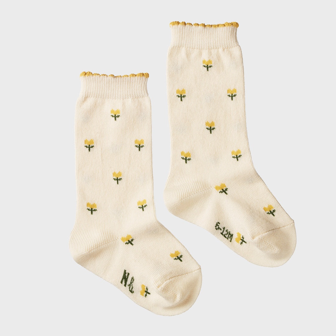 Organic Cotton Socks | Tulips