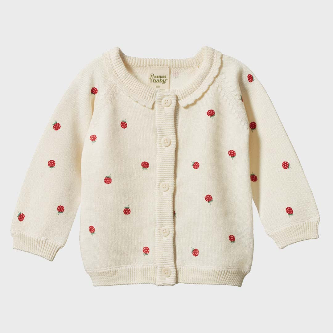 PIPER CARDIGAN | RASPBERRY PRINT