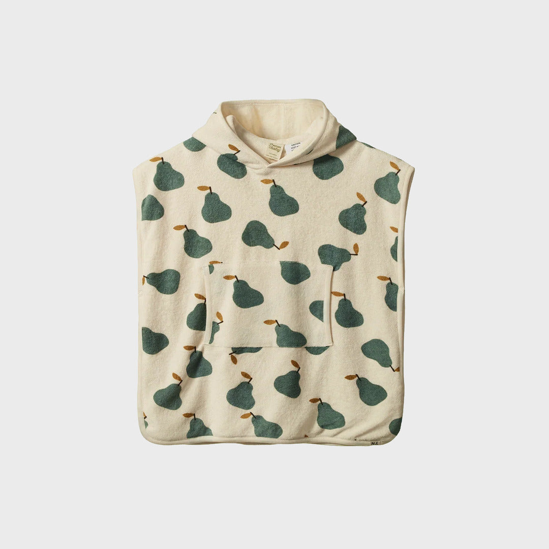 Poncho Towel | Pear Print